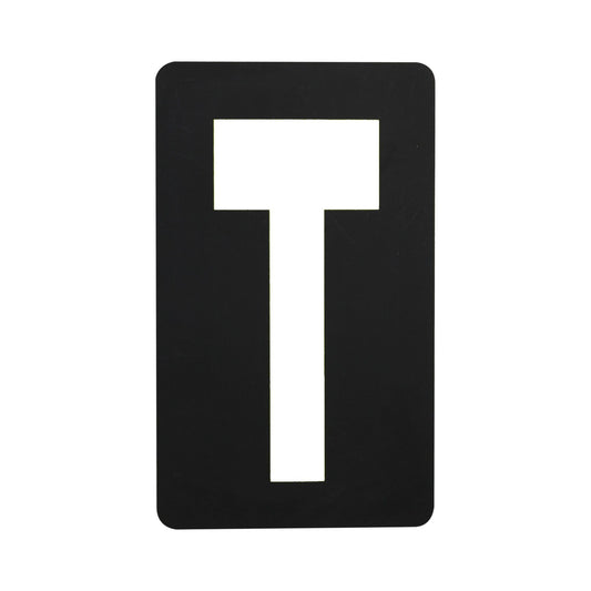 Spare White Letter For BikeTek Pitboard - 'T'