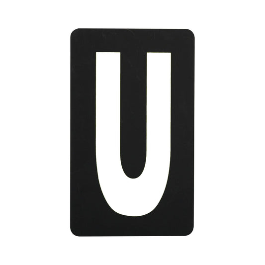 Spare White Letter For BikeTek Pitboard - 'U'