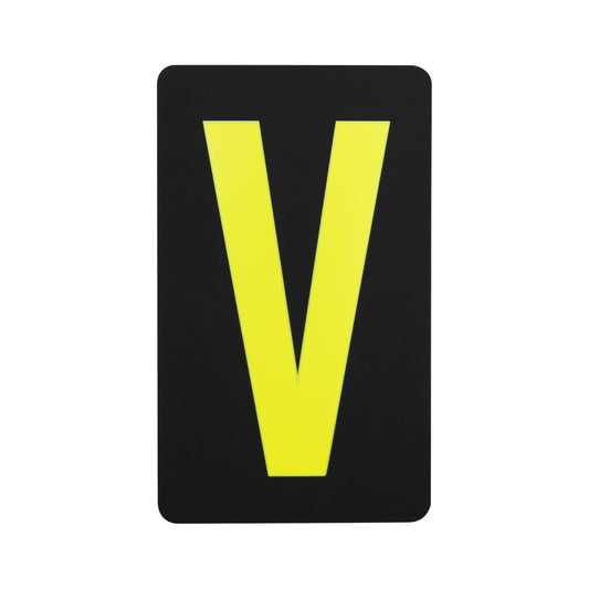 Spare Yellow Letter V For BikeTek Pitboard