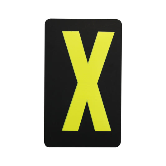 Spare Yellow Letter X For BikeTek Pitboard