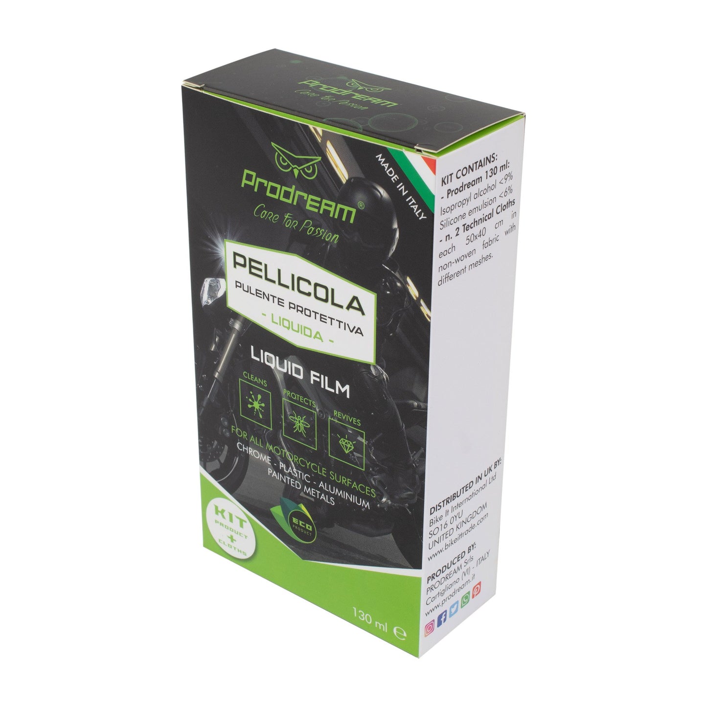 Pro-Dream Liquid Film Protector/Cleaner 130ml Travel Kit