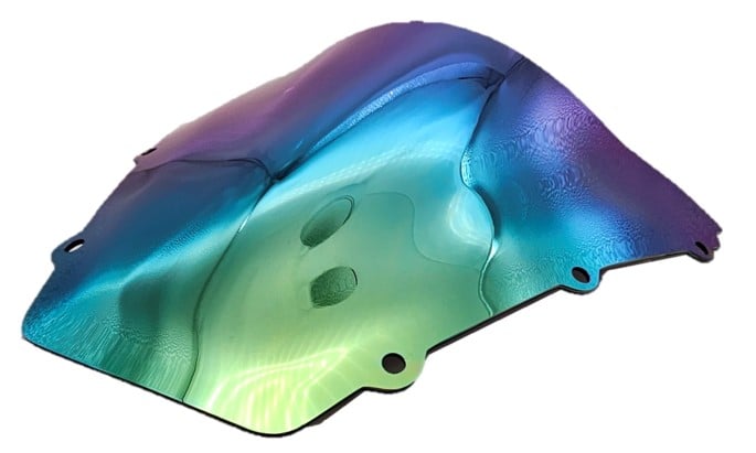 Airblade Screen Triumph T955FI Daytona 01-03 Iridium Double Bubble