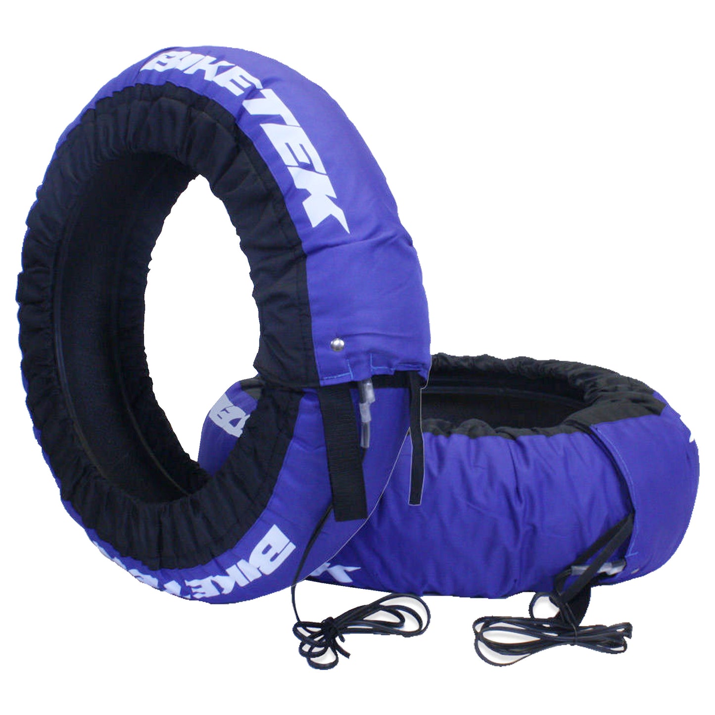 BikeTek Tyre Warmer Set for Front (90/70-17) and Rear (125/55-17) tyres with 2 PIN EURO Plug