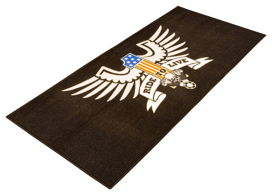 BikeTek Series 3 American Eagle Live To Ride Garage Mat 190 X 80cm