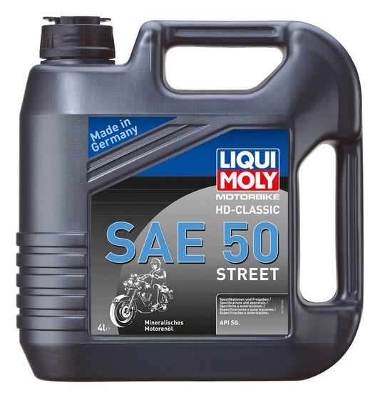 Liqui Moly 4 Stroke Mineral HD-Classic Street SAE 50 4L - #1230
