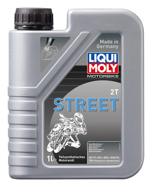 Liqui Moly 2 Stroke Semi Synthetic Motorbike Street 1L - #1504