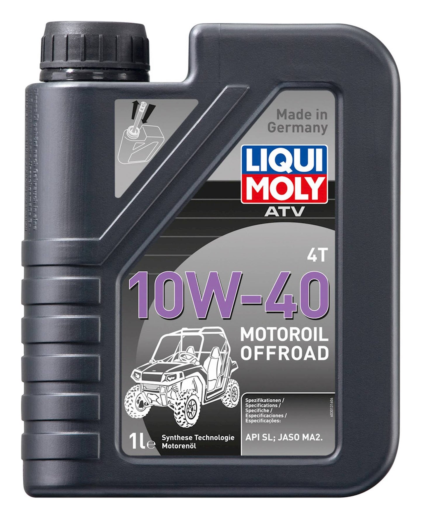 Liqui Moly 4 Stroke Semi Synthetic ATV SxS 10W-40 1L - #3013