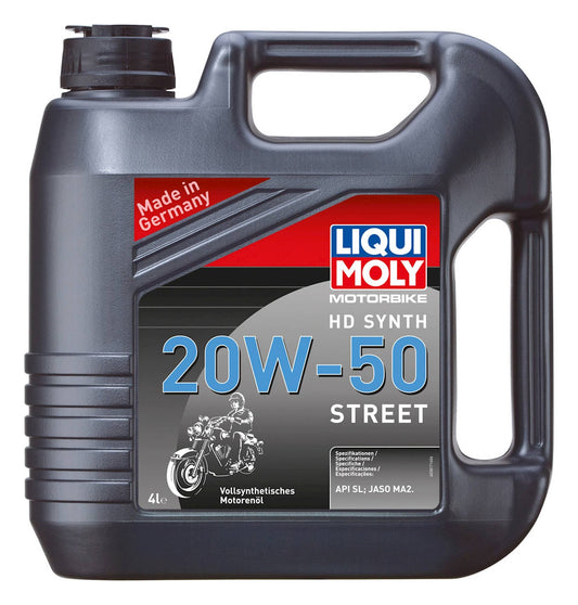 Liqui Moly 4 Stroke Fully Synthetic HD Street 20W-50 4L - #3817