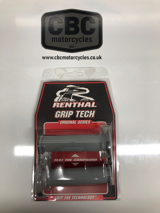 Renthal Road/Race/Track Soft Grips - Light Grey G147