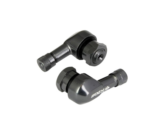 Bike It Aluminium Angled (90 Degree) 8.3mm Metal Tyre Valve 1pc