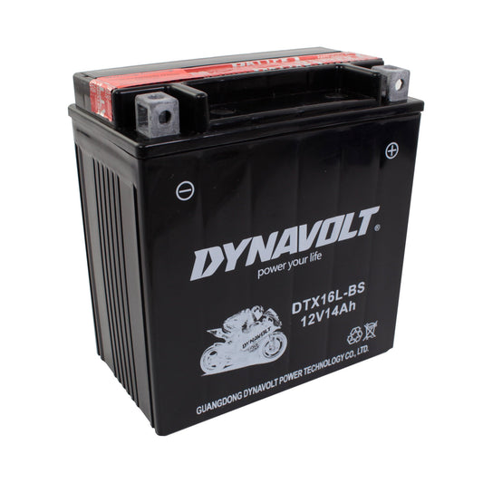 Dynavolt DTX16LBS Maintenance Free Battery With Acid Pack YTX16LBS